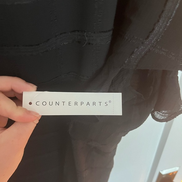 Sheer Black Blouse - Picture 4 of 5